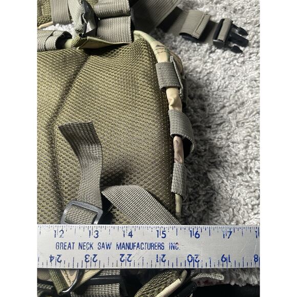 Expandable Tactical Backpack Day Bag Camouflage Green Military Hiking Bag - Picture 6 of 12